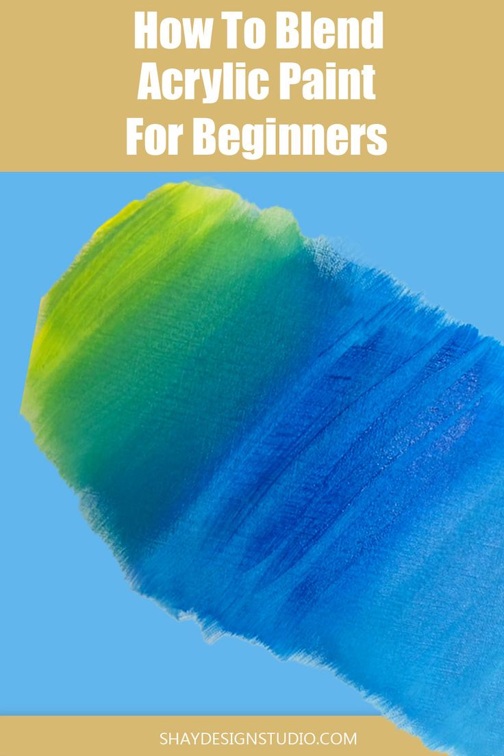 How To Blend Acrylic Paint Acrylic Painting For Beginners Acrylic how-to-blend-acrylic-paint-4-blending-techniques-39-easy