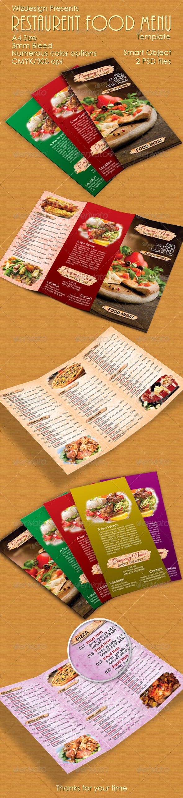 food templates