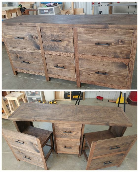 Diy Reclaimed Wood Furniture Pallet To In 2019 Diy Reclaimed Wood Furniture Pallet To In 2019 Projects Hidden Desk