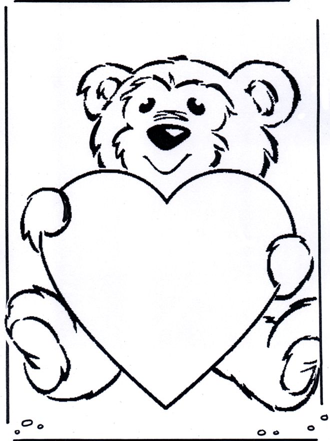 Love Bild zum Ausmalen Valentines day coloring page, Heart coloring