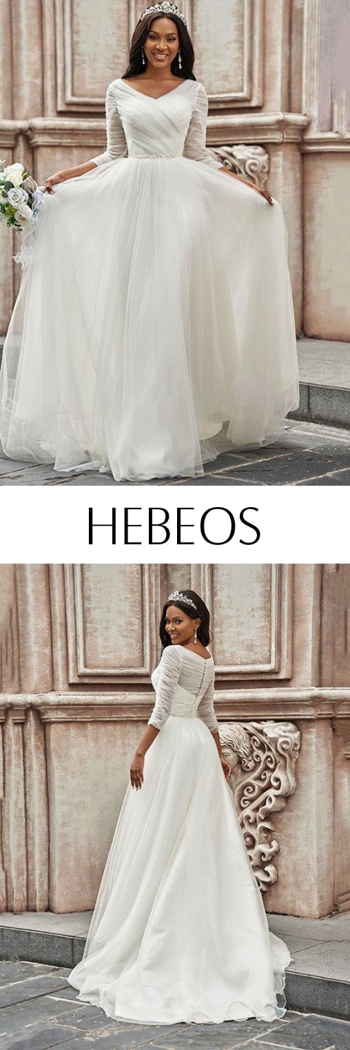 Hebeos Affordable Wedding Dress in 2021 | Wedding dresses, Online