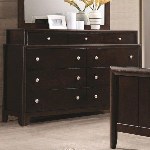 Elton 9 Drawer Standard Dresser Chest Coaster Furniture