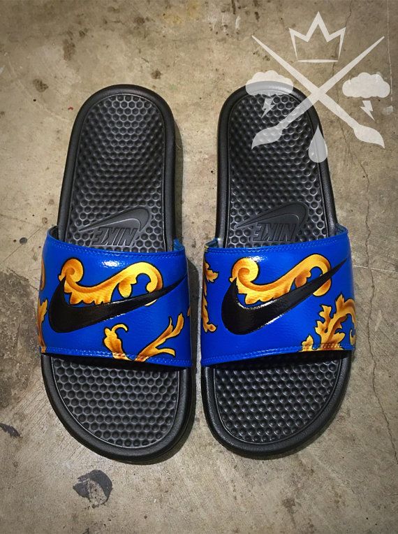 shoes custom g double Blue Custom Slide Swoosh Supreme Foamposite Nike Benassi shoes custom g double Blue Custom Slide Swoosh Supreme Foamposite Nike Benassi