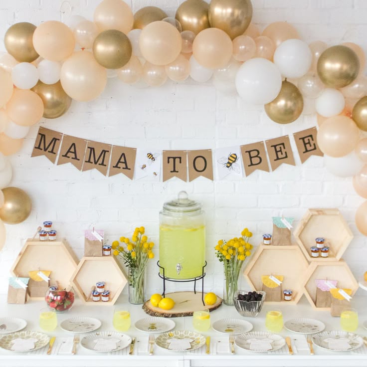 Our Mama to Bee baby shower has everything you need to throw the perfect shower!