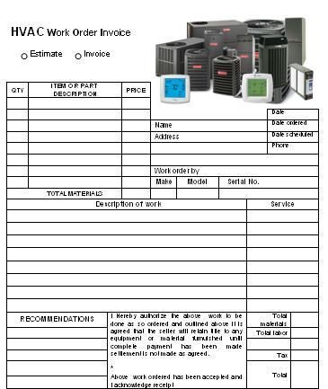 hvac proposal template