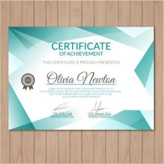 templates of certificates
