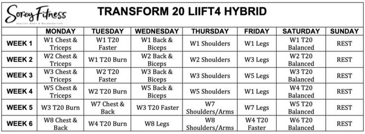 transform 20 liift4 hybrid calendar workout calendar printable weight lifting workouts