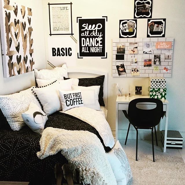 Goal bedroom | Cute dorm rooms, Girls dorm room, Dorm room decor