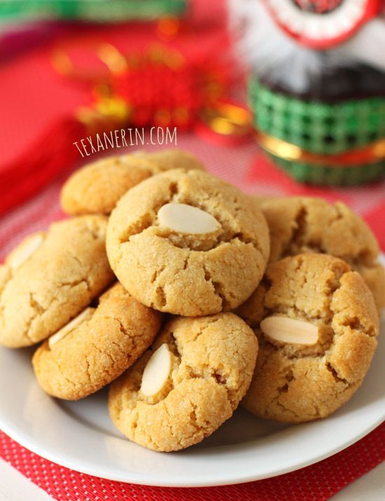 Chinese Almond Cookies - Texanerin Baking | Gluten free almond cookies