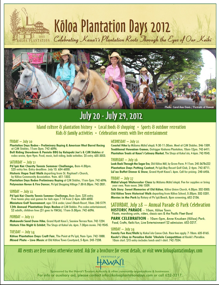 82 best Kauai Event Calendar images on Pinterest Event calendar - event calendar 82 best Kauai Event Calendar images on Pinterest Event calendar - event calendar