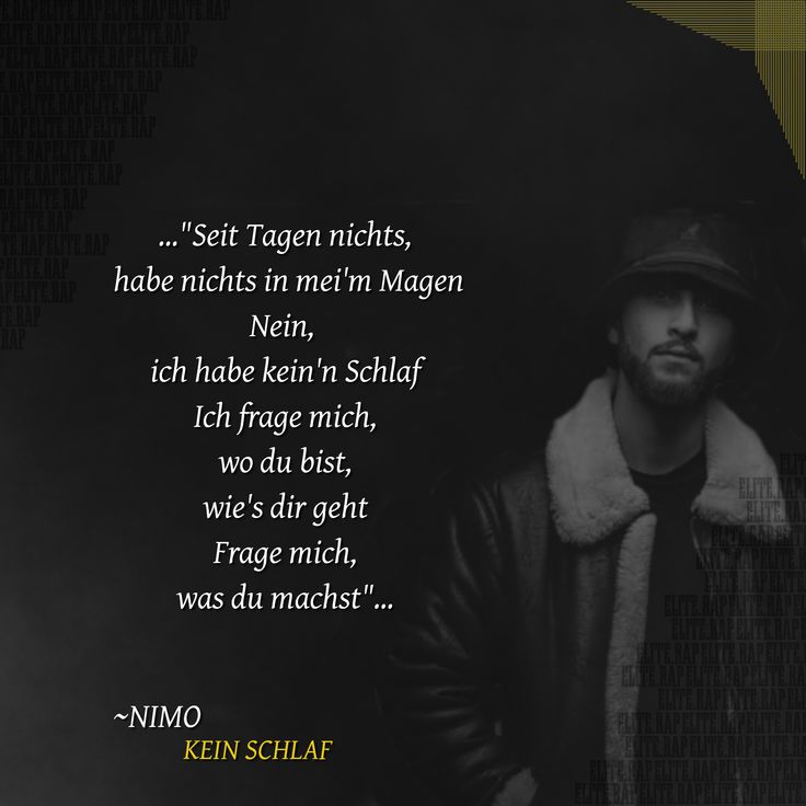 Nimo Zitat Zitate, Lied, Schlafen