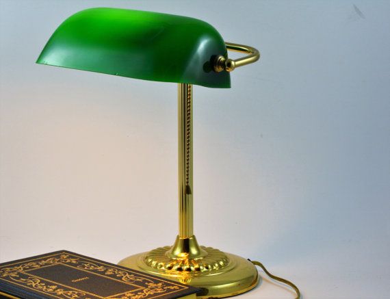 Brass Bankers Lamp Desk Lamps Green Shade Accountants Brass Bankers Lamp Desk Lamps Green, Why Do Bankers Lamps Have Green Shades