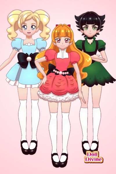 powerpuff girls by murrimabttrfly