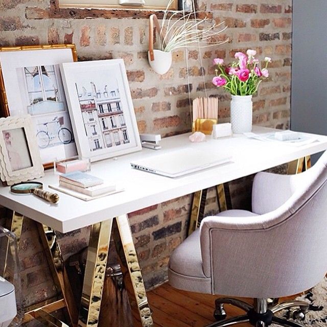 137 Best Worke Images On Pinterest Office Interior Design Love Alainakaz S Clean And Beautiful Desk Decor Featuring Art By Annawithlove In Our Mandalay