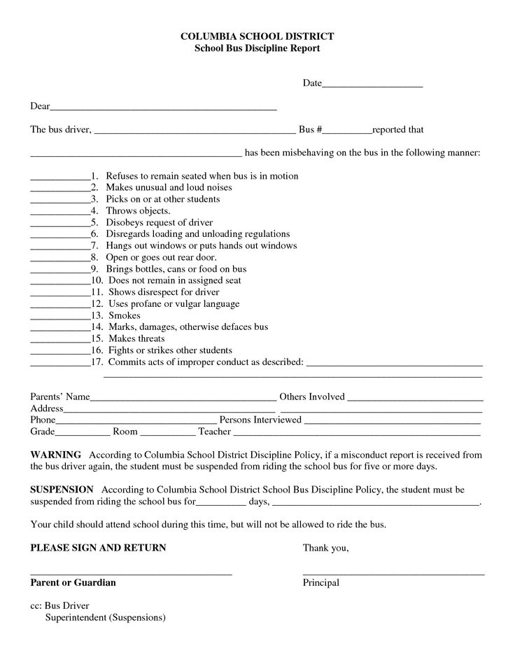 School bus misbehavior form - Google Search School Forms - speaker feedback form School bus misbehavior form - Google Search School Forms - speaker feedback form
