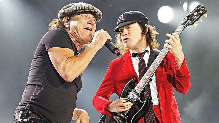 Australian Rock Group Ac Dc Performs At Comiskey Park Chicago Acdc Acdc Angus Young Angus Young
