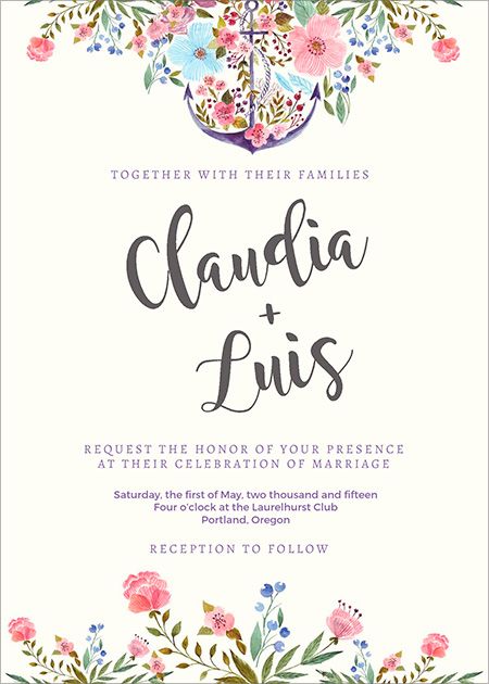 formatos para invitaciones de boda