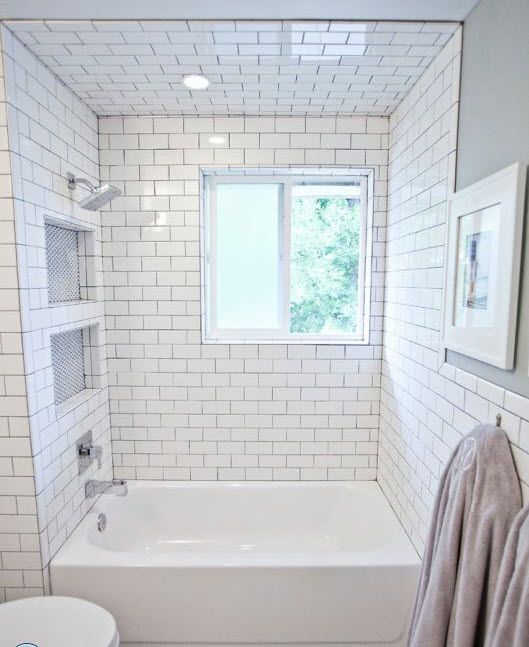 29 White Subway Tile Tub Surround Ideas And Pictures Bath 29 White Subway Tile Tub Surround Ideas And Pictures Bath Pinterest Tiles