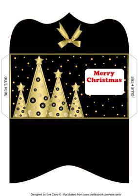 christmas card envelopes templates