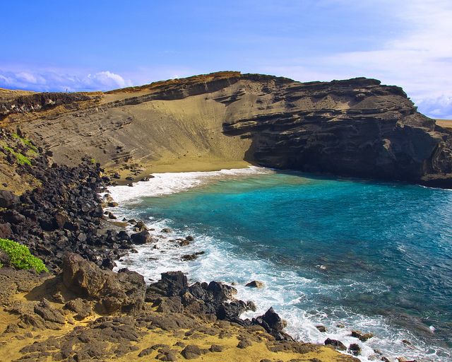 Green Beach Big Island Hawaii Green Beach Big Island Hawaii