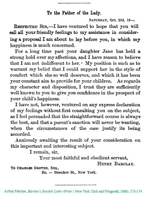 Marriage Proposal Letter Wedding Examples Mids Civil War Era Marriage Proposals World Turnd Upside