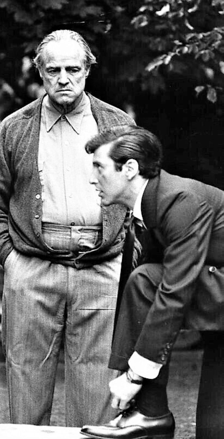 Vito and Michael Corleone - The Godfather | Marlon brando, The