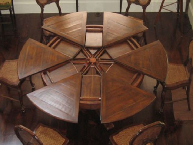 Schöner Runder Esszimmer Tabellen Mit Den Blättern Runde Tische Leaf Esstisch Design Rundes Runde Esszimmer Tische Mit, Round Dining Table With Leaves