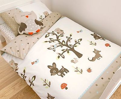 89 Best Bedding Images On Pinterest Bedroom Ideas Baby Rooms And Boys S Woodlands Wood Deer Fox Animals Tree Single Duvet Cover Set Cot Bed