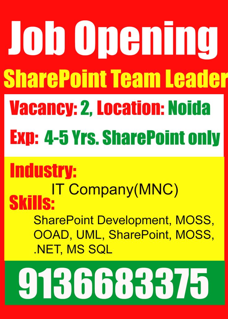 29 Best Cur Job Openings Images On Pinterest Content Female Urgent Requirement For Sharepoint Team Leader