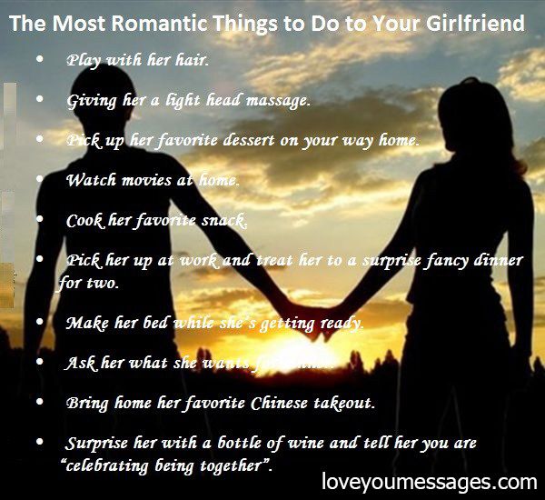 most romantic things to