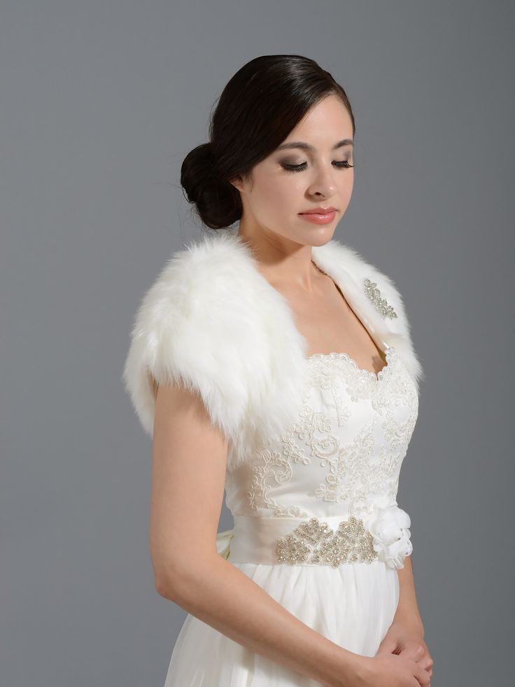 27 Best Faux Fur Bolero Images On Pinterest Boleros Bridal Faux Fur Shrug Bolero Wrap Fs004