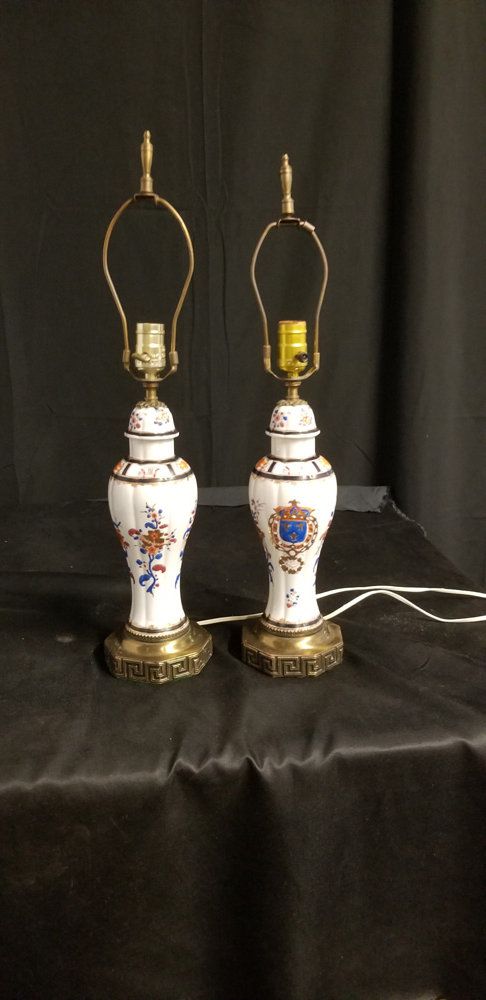 Pair Of Porcelain Painted Table Lamps Chinese Inspired Table Lamp Pair White Table Lamps By Chandeluse On Etsy Pair Of Porcelain Painted Table Lamps Chinese Inspired Table Lamp Pair White Table Lamps By Chandeluse On Etsy