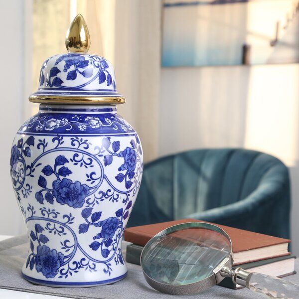 Conklin Ceramic Temple Jar Temple Jar Table Vases Ceramic Jars