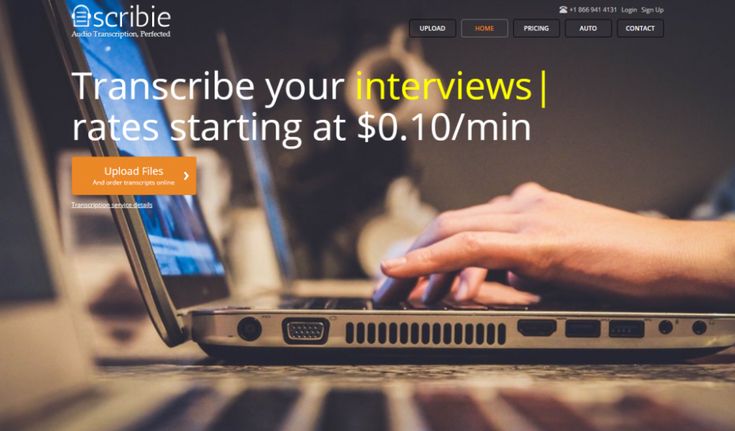 A Person Typing On A Laptop With The Caption Transcribe Your Interviews is-scribie-legit-full-review-can-you-really-get-paid-to-work-at-home