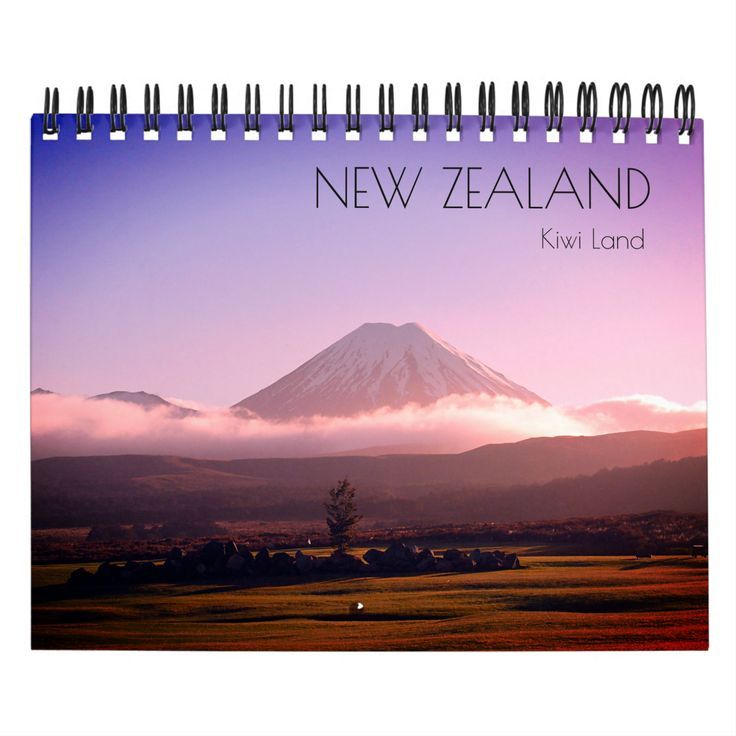 New Zealand 2023 Calendar | Zazzle | New zealand landscape, New zealand