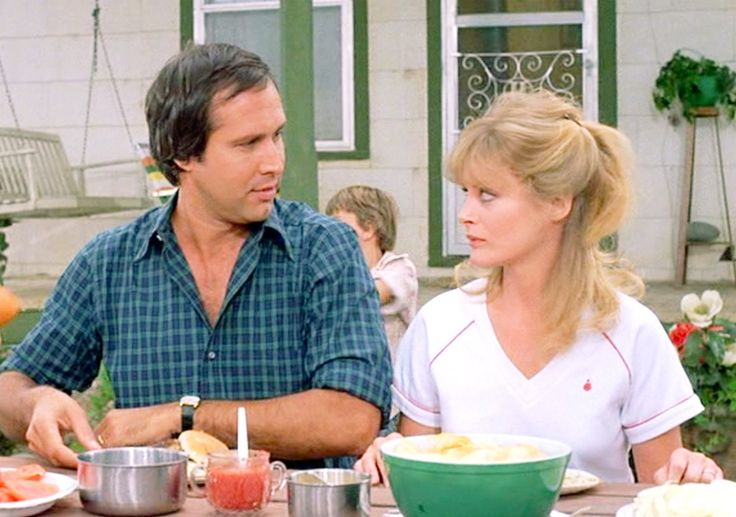Chevy Chase and Beverly D'Angelo in National Lampoon's Vacation (1983