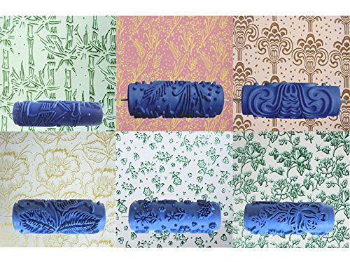 Jili Online 15cm Decorative DIY Floral and Dot Pattern Painting Roller 002Y/003Y/005Y/007Y Wall Decor Tool as described 002Y Jili Online 15cm Decorative DIY Floral and Dot Pattern Painting Roller 002Y/003Y/005Y/007Y Wall Decor Tool as described 002Y