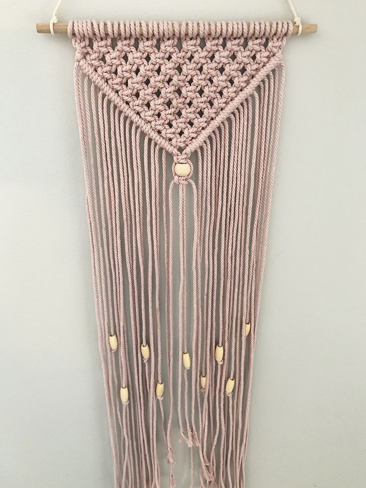 How To Make A Simple Macrame Wall Hanging With Beads Macra Made Patterns - How To Make A Simple Macrame Wall Hanging How To Make A Simple Macrame Wall Hanging With Beads Macra Made Patterns - How To Make A Simple Macrame Wall Hanging