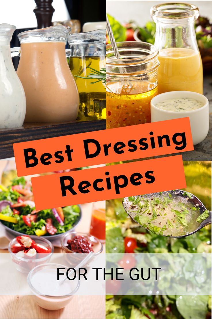 Best Salad Dressing for Your Gut Acid reflux friendly recipes, Best