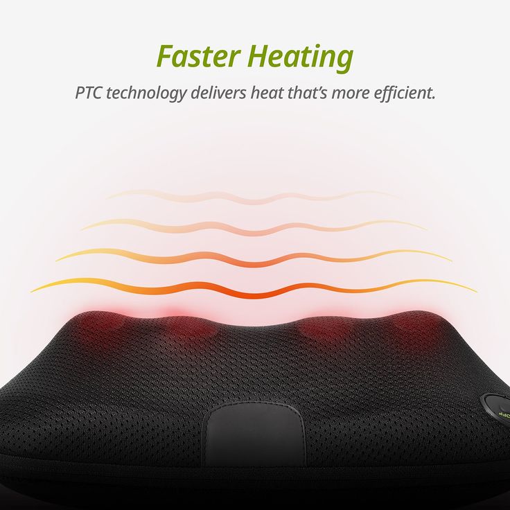 Mynt shiatsu massage pillow with cheap heat