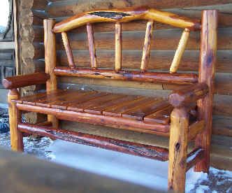 Rustic Benches And Stools By Cow Creek Cedar Of Wall SD Rustic Benches And Stools By Cow Creek Cedar Of Wall SD