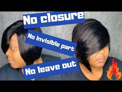 Quick Weave Bob no leave out | Outre' Purple Pack | Pronto Weave