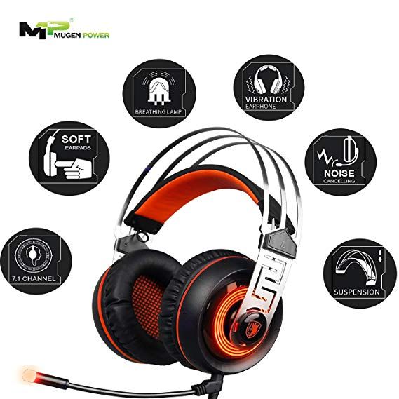 Sades 7 1 Surround Sound Stereo Gaming Usb With Noise Isolation Microphone And Vibration Effect For Pc Games Headset In 2021 Headset Noise Isolation Gaming Headphones