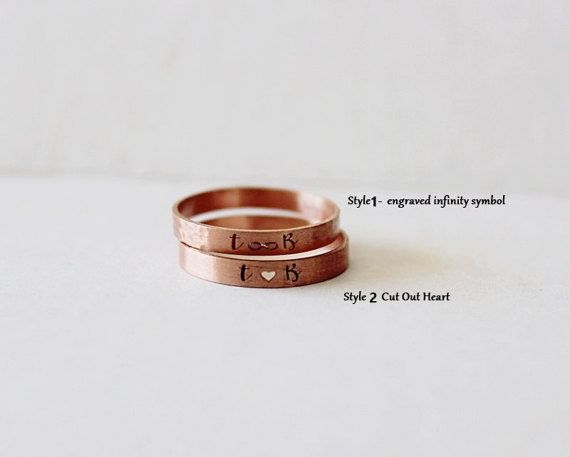Personalized Ring Rose Gold Engagement Promise Personalized Ring Rose Gold Engagement Promise Friend Gif Boyfriend Gift Wife Her Birthday Rings A Simple