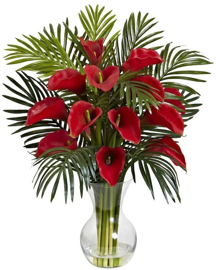 Veranda Garden Silk Flower Arrangement Colorful Blooms Nearly Natural Floral