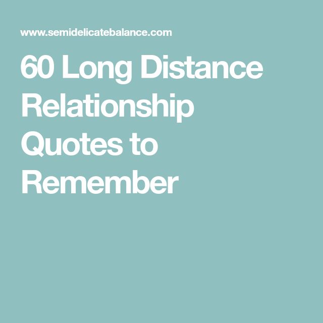Long distance gay relationships