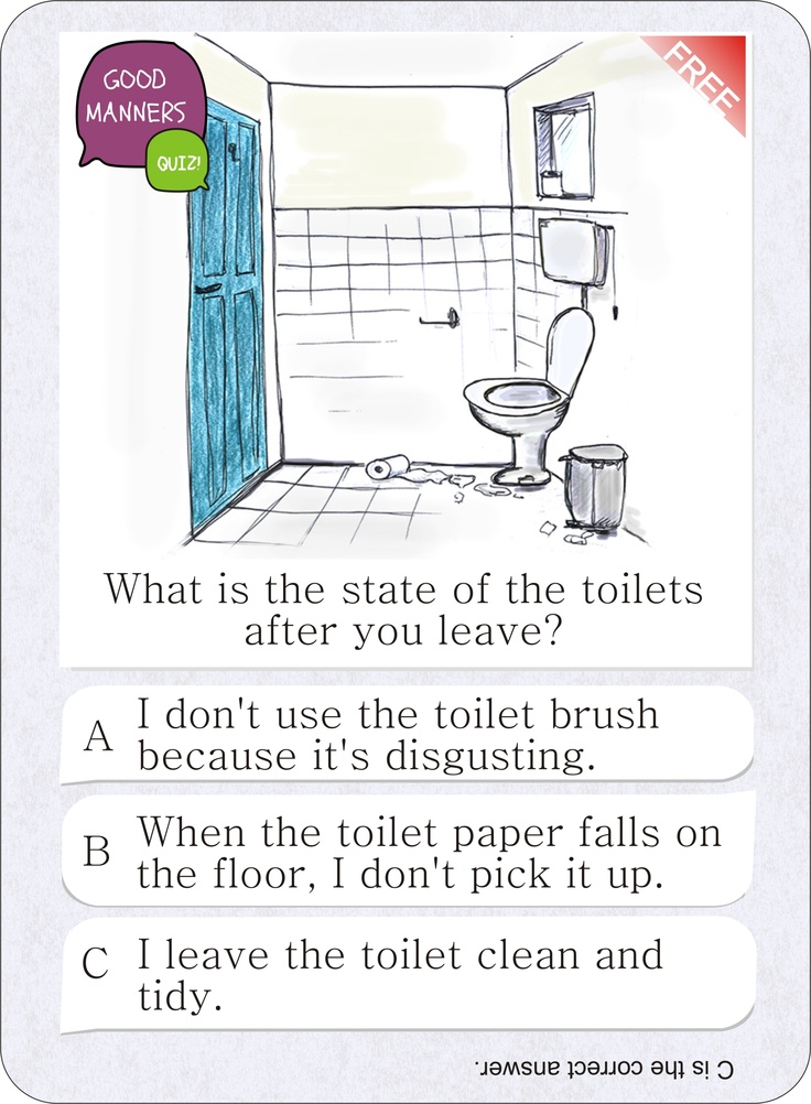 Bathroom Stall Quiz 25 best free card game - good manners quiz images on pinterest Bathroom Stall Quiz 25 best free card game - good manners quiz images on pinterest