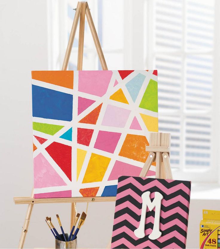JOANN Fabric & Craft on Twitter | Kids canvas art, Painting crafts, Diy
