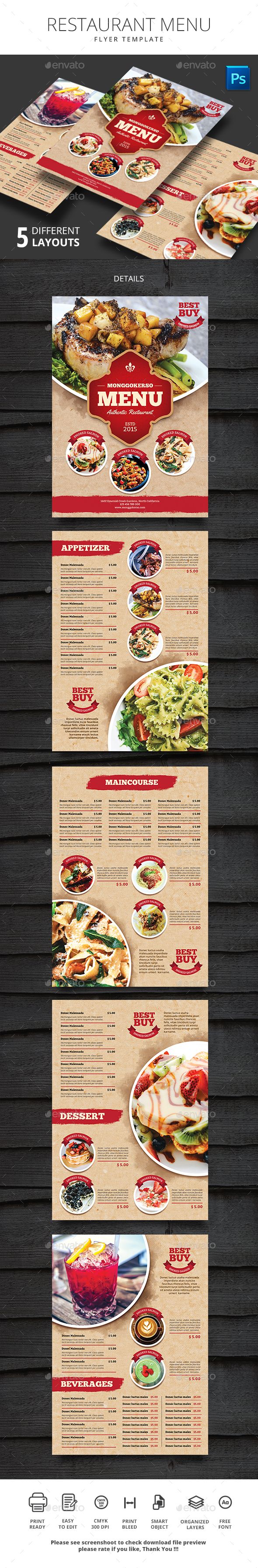 chinese menu template microsoft word