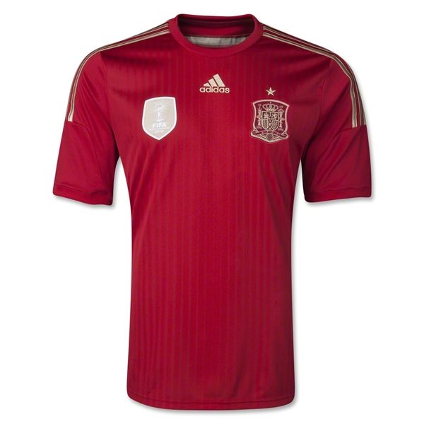 Spain 2014 Home Soccer Jersey - WorldSoccerShop.com | Soccer jersey